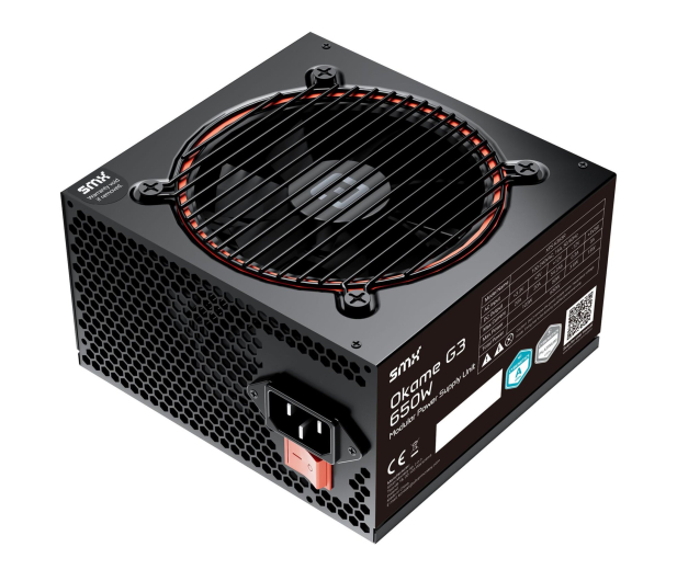 SMX Okame G3 650W ATX 3.1 - 1312370 - zdjęcie 2